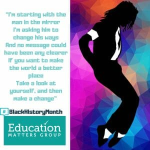 Instagram template EMG - Black History Month - Michael Jackson