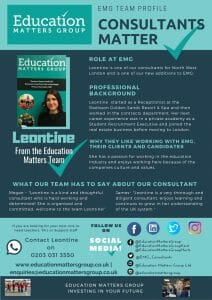 EMG Team Profile - Leontine EMG Team Profile - Leontine