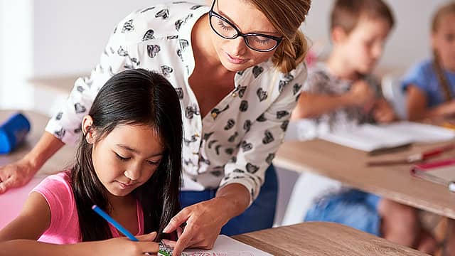 job seekers teaching school class