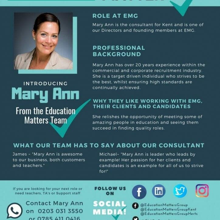 EMG Team Profile - Mary Ann EMG Team Profile - Mary Ann