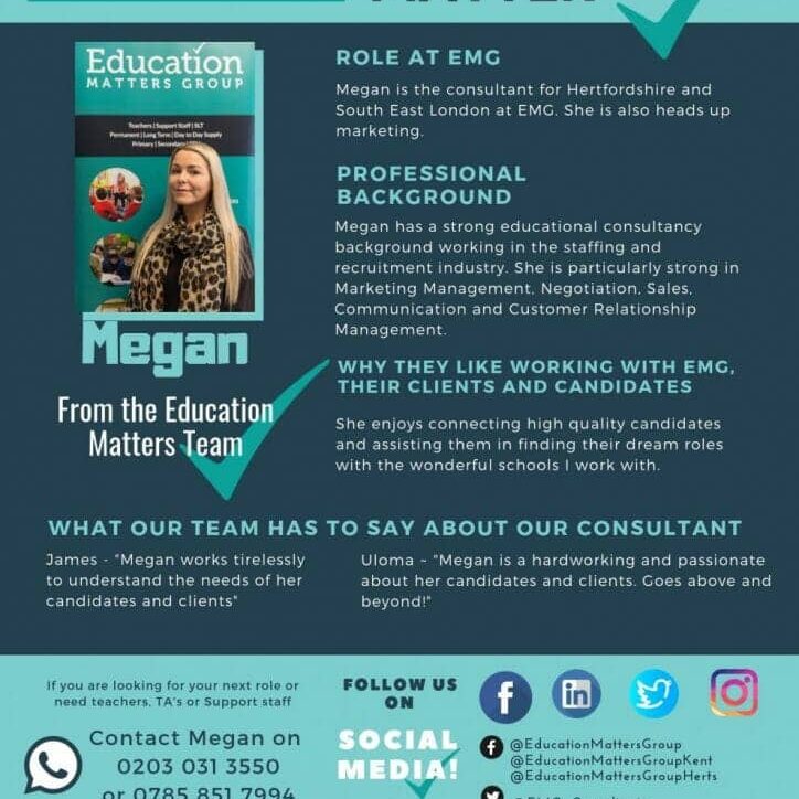 EMG Team Profile - Megan EMG Team Profile - Megan