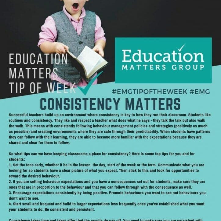 EMG Tip if the week 12. Consistency Matters EMG Tip if the week 12. Consistency Matters