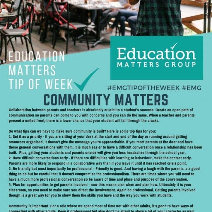 EMG Tip if the week - 14. Community Matters EMG Tip if the week - 14. Community Matters