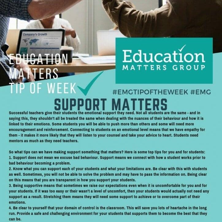 EMG Tip if the week - 19. Support Matters EMG Tip if the week - 19. Support Matters