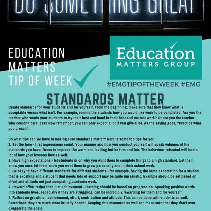 EMG Tip if the week - 32. Standards matter EMG Tip if the week - 32. Standards matter