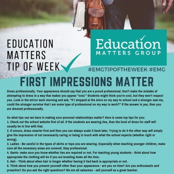 EMG Tip if the week - 37. First impressions matter EMG Tip if the week - 37. First impressions matter