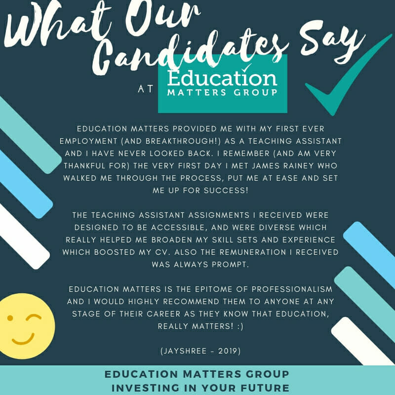 Feedback - What our Candidates say - Jayshree -2019 Feedback - What our Candidates say - Jayshree -2019